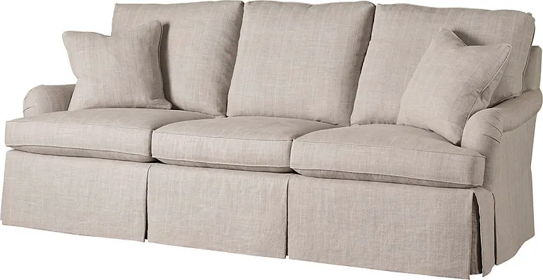 Baker Simmons Sofa (Dressmaker Flounce) Baker Simmons Sofa (Dressmaker Flounce)