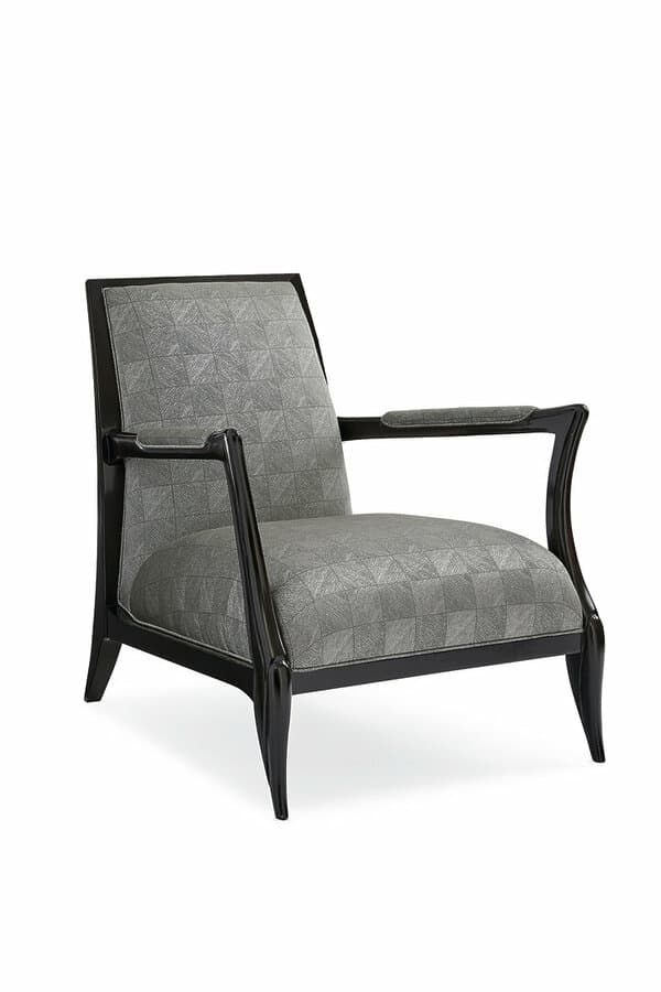 Caracole Upholstery Laid Back Chair, SKU: UPH-418-132-A